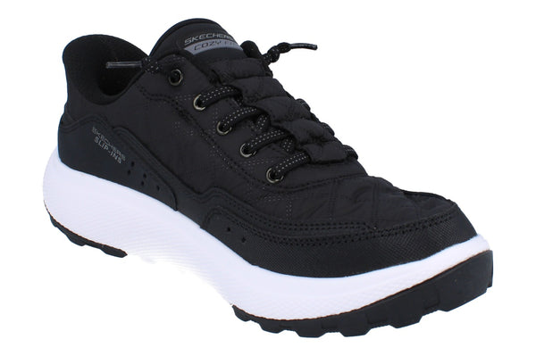 Skechers Hands Free Slip-Ins Urban Explore Womens Trainers 180277 Shoes  BKW - Black White BKW - Photo 0
