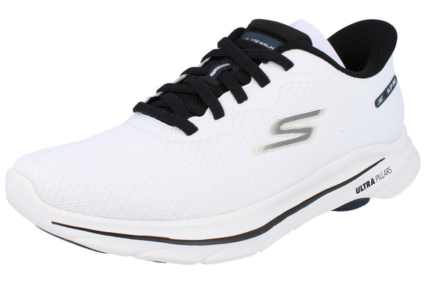 Skechers Hands Free Slip-Ins Go Walk 8 - Pate Mens Trainers 216783 Shoes  WBK - White Black WBK - Photo 0