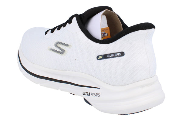 Skechers Hands Free Slip-Ins Go Walk 8 - Pate Mens Trainers 216783 Shoes  WBK - White Black WBK - Photo 0