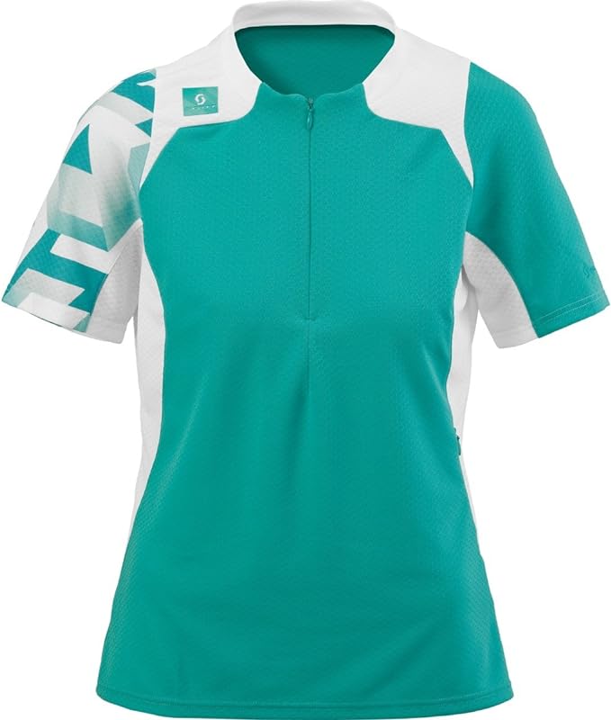 Scott Womens Summit Short Sleeve Zip Neck Cycling Jersey T Shirt?á