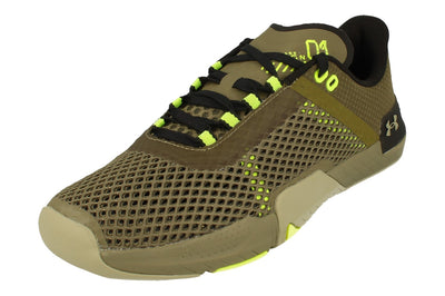 Under Armour Tribase Reign 4 Mens Trainers 3025052  300 - Green Black 300 - Photo 0