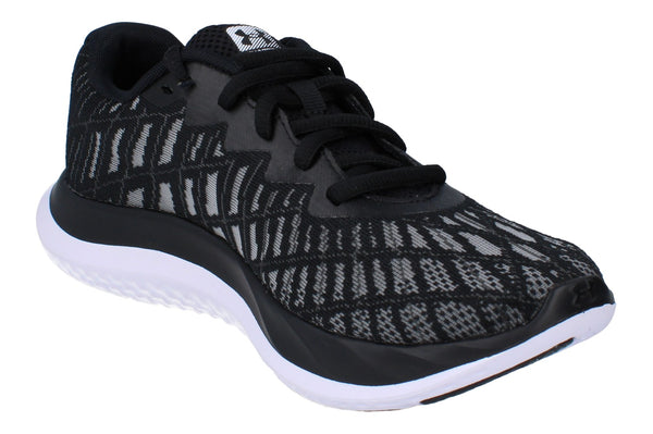 Under Armour Charged Breeze 2 Womens Running Trainers 3026142 Shoes  001 - Black Grey 001 - Photo 0