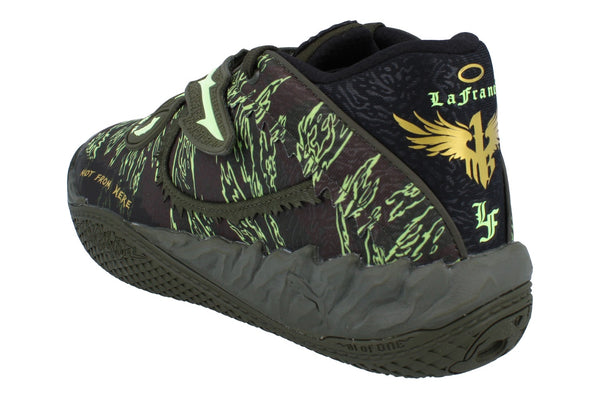 Puma Mb.05 Camo La Melo Ball Mens Basketball Trainers 312795  01 - Dark Olive Fizzy Light 01 - Photo 0