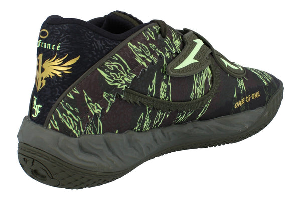 Puma Mb.05 Camo La Melo Ball Mens Basketball Trainers 312795  01 - Dark Olive Fizzy Light 01 - Photo 0