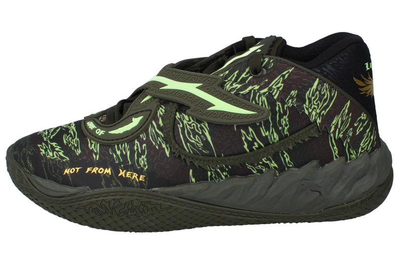 Puma Mb.05 Camo La Melo Ball Mens Basketball Trainers 312795  01