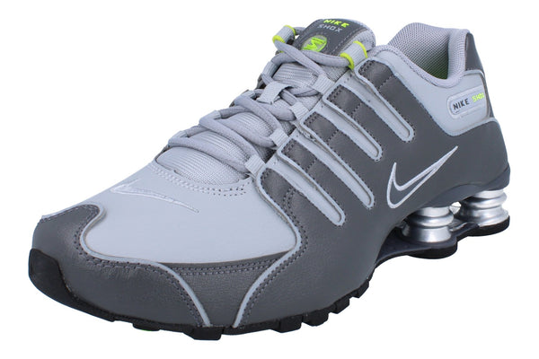 Nike Shox Nz Mens Running Trainers 378341 Shoes  009 - Dark Grey Wolf Grey 009 - Photo 0