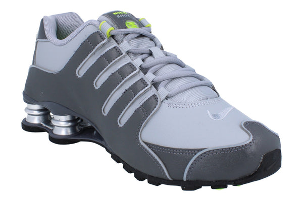 Nike Shox Nz Mens Running Trainers 378341 Shoes  009 - Dark Grey Wolf Grey 009 - Photo 0