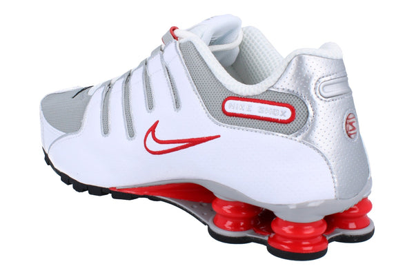 Nike Shox Nz Mens Running Trainers 378341 Shoes  104 - White Metallic Silver 104 - Photo 0