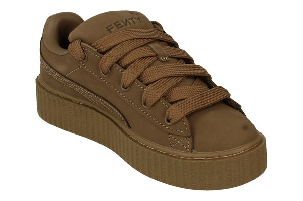 Puma Creeper Phatty Nubuck Unisex Trainers 396813   - Totally Taupe Puma Gold 01 - Photo 0