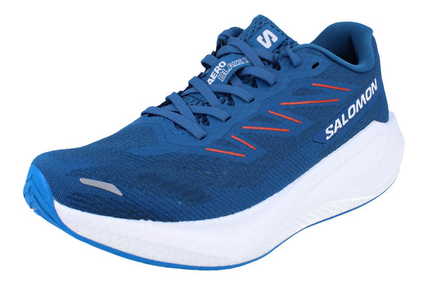 Salomon Aero Blaze 3 Mens Running Trainers 478732 Shoes  478732 - Dark Blue White Cherry Tomato 478732 - Photo 0