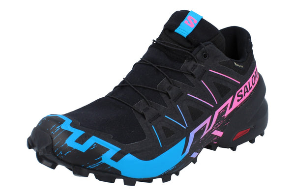 Salomon Speedcross 6 Gtx Black Magic Mens Trail Running Trainers 491724  491724 - Black Transcend Blue 491724 - Photo 0