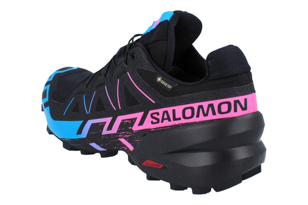 Salomon Speedcross 6 Gtx Black Magic Mens Trail Running Trainers 491724  491724 - Black Transcend Blue 491724 - Photo 0