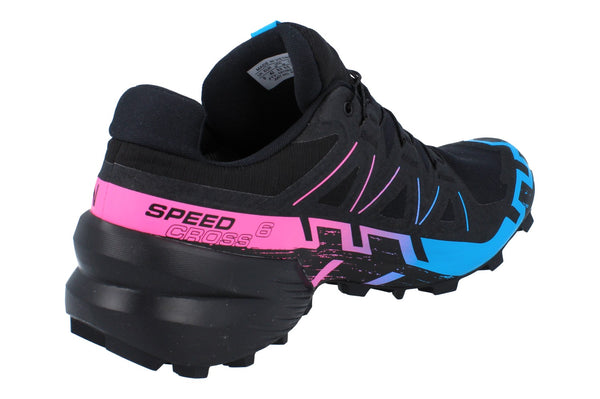 Salomon Speedcross 6 Gtx Black Magic Mens Trail Running Trainers 491724  491724 - Black Transcend Blue 491724 - Photo 0