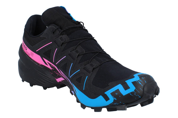 Salomon Speedcross 6 Gtx Black Magic Mens Trail Running Trainers 491724  491724 - Black Transcend Blue 491724 - Photo 0