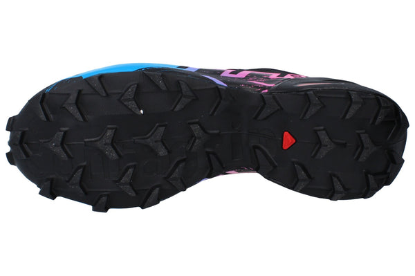 Salomon Speedcross 6 Gtx Black Magic Mens Trail Running Trainers 491724  491724 - Black Transcend Blue 491724 - Photo 0