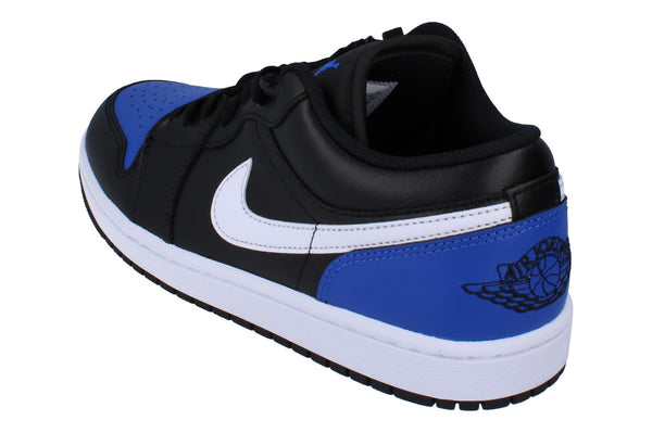 Nike Air Jordan 1 Low Mens Trainers 553558 042 - Black White Game Royal 042 - Photo 0