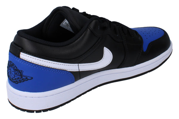 Nike Air Jordan 1 Low Mens Trainers 553558 042 - Black White Game Royal 042 - Photo 0