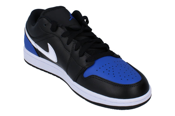 Nike Air Jordan 1 Low Mens Trainers 553558 042 - Black White Game Royal 042 - Photo 0