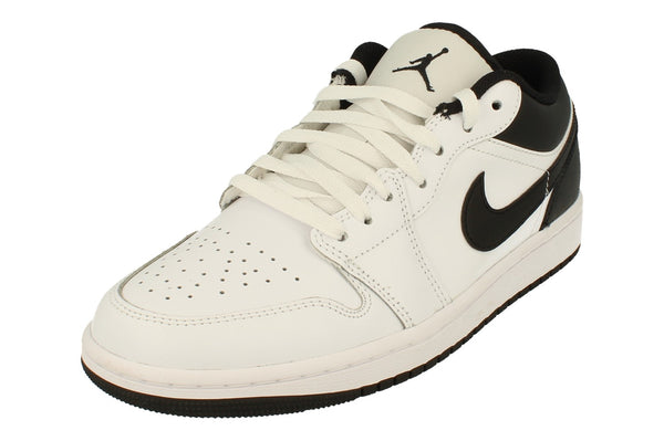 Nike Air Jordan 1 Low Mens Trainers 553558 132 - White Black White 132 - Photo 0