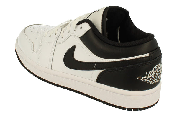 Nike Air Jordan 1 Low Mens Trainers 553558 132 - White Black White 132 - Photo 0