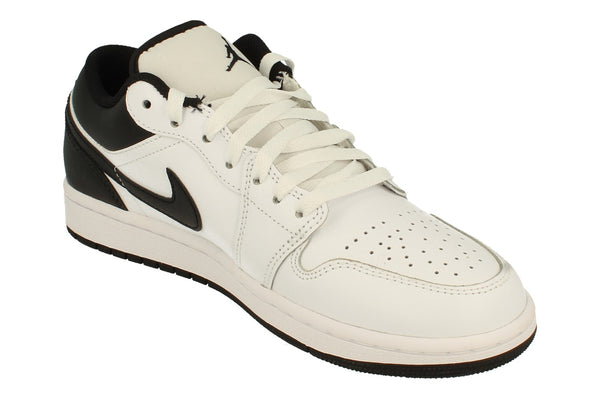 Nike Air Jordan 1 Low Mens Trainers 553558 132 - White Black White 132 - Photo 0