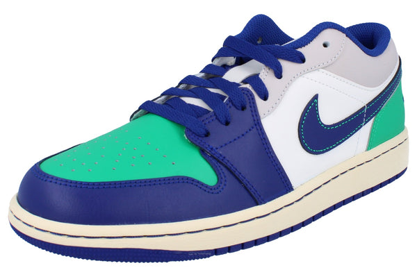 Nike Air Jordan 1 Low Mens Trainers 553558 Shoes  147 - Sail Deep Royal Blue 147 - Photo 0