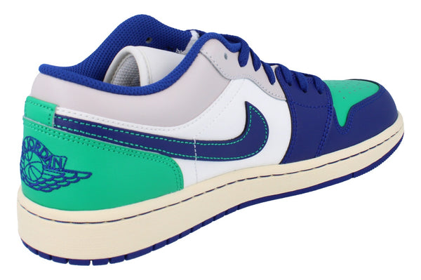 Nike Air Jordan 1 Low Mens Trainers 553558 Shoes  147 - Sail Deep Royal Blue 147 - Photo 0