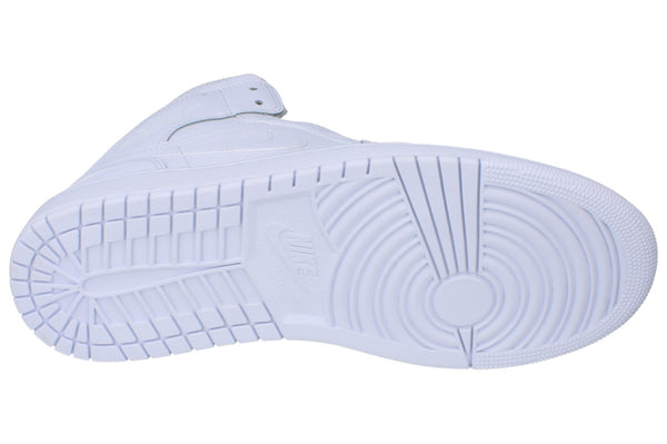 Nike Air Jordan 1 Mid Mens Hi Top Basketball Trainers 554724  136 - White White White 136 - Photo 0