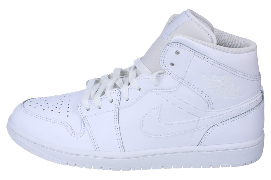 Nike Air Jordan 1 Mid Mens Hi Top Basketball Trainers 554724 136