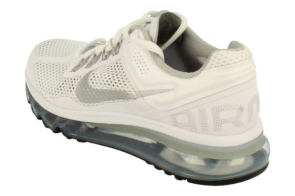 Nike Air Max 2013 GS Trainers 555426  100 - White Metallic Silver 100 - Photo 0