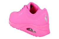 Skechers Uno Stand On Air Womens Trainers 73690 Shoes  HTPK