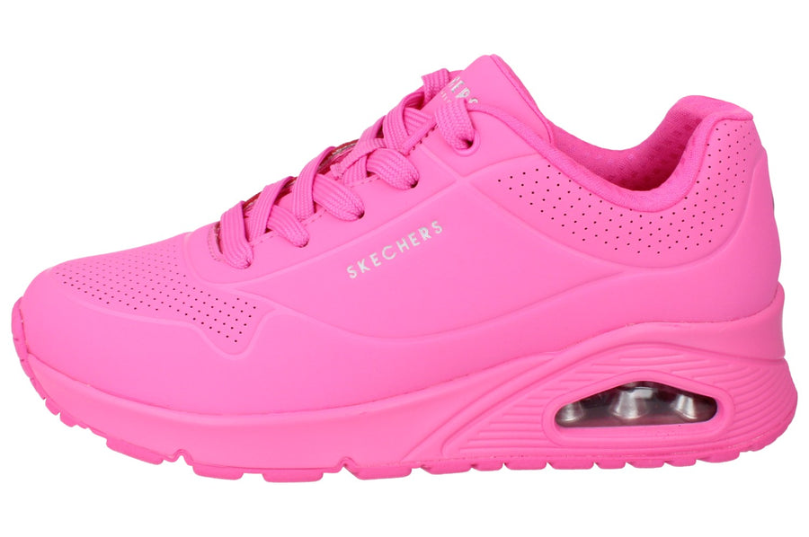 Skechers Uno Stand On Air Womens Trainers 73690 Shoes  HTPK