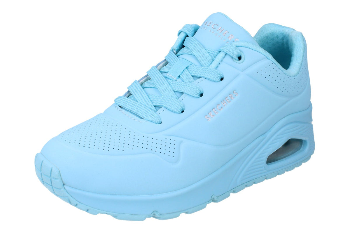 Skechers Uno Stand On Air Womens Trainers 73690 Shoes  LTBL
