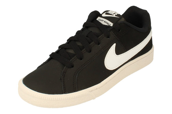 Nike Womens Court Royale Trainers 749867  010 - Black White 010 - Photo 0