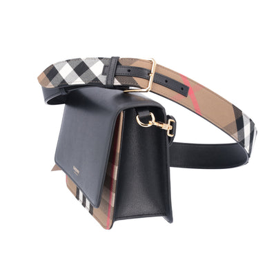 Burberry Mackford Black Crossbody Bag