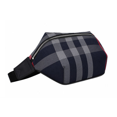 Burberry Sonny Check Bumbag - Navy Grey
