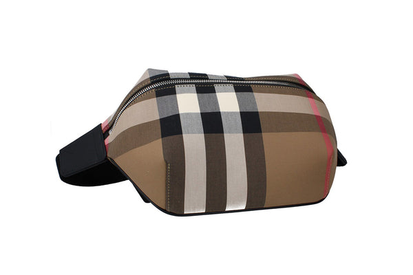 Burberry Sonny Check Bumbag - Taupe Brown