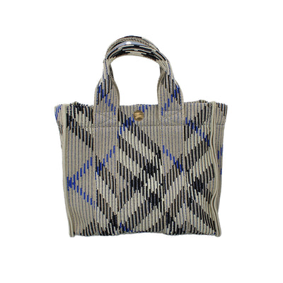 Burberry Mini Knitted Tote - Lichen