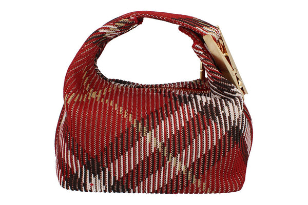 Burberry Mini Peg Duffle Bag - Rust