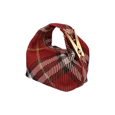 Burberry Mini Peg Duffle Bag - Rust