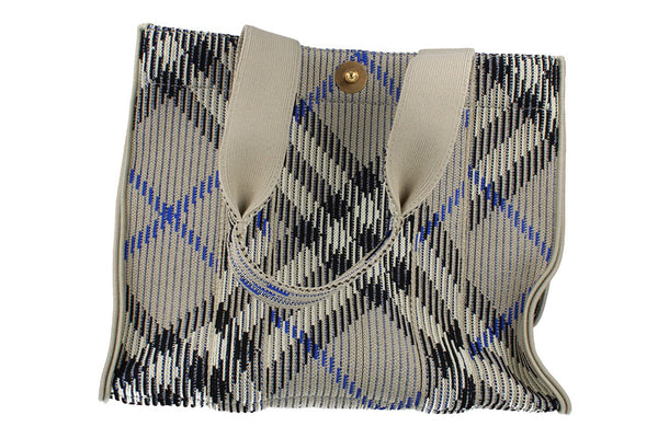 Burberry Small Knitted Tote - Lichen