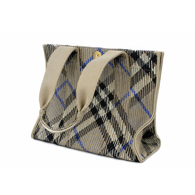 Burberry Small Knitted Tote - Lichen