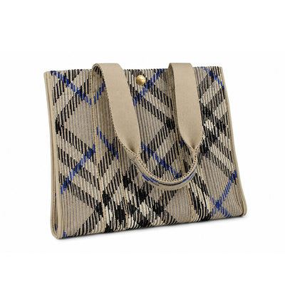 Burberry Small Knitted Tote - Lichen