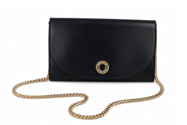 Burberry Hannah Leather Bag - Black