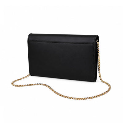 Burberry Hannah Leather Bag - Black