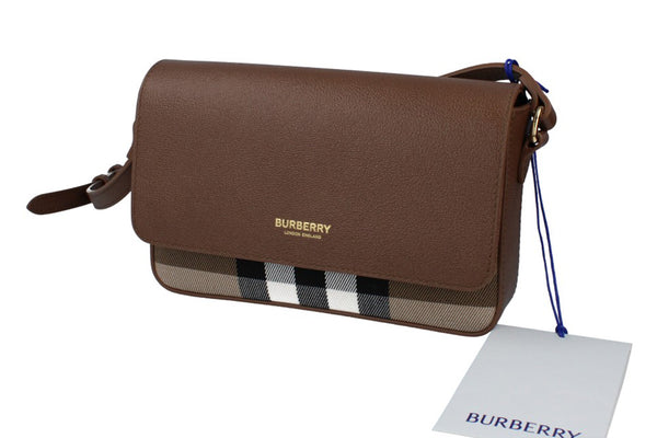 Burberry New Hampshire Earth Shoulder Bag