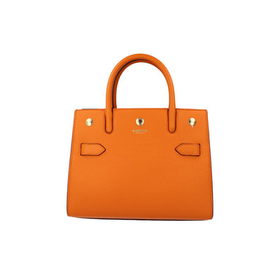 Burberry Tote Top Handle Bag - Orange