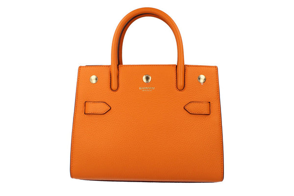 Burberry Tote Top Handle Bag - Orange