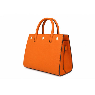 Burberry Tote Top Handle Bag - Orange