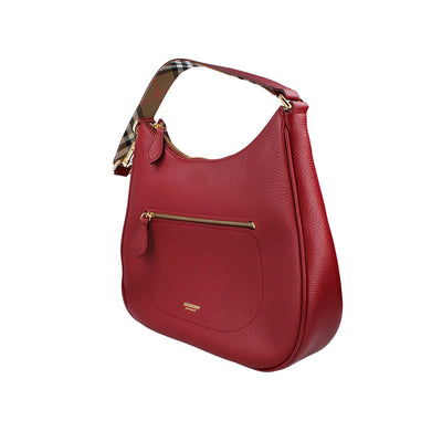 Burberry Hobo Handbag - Antique Red